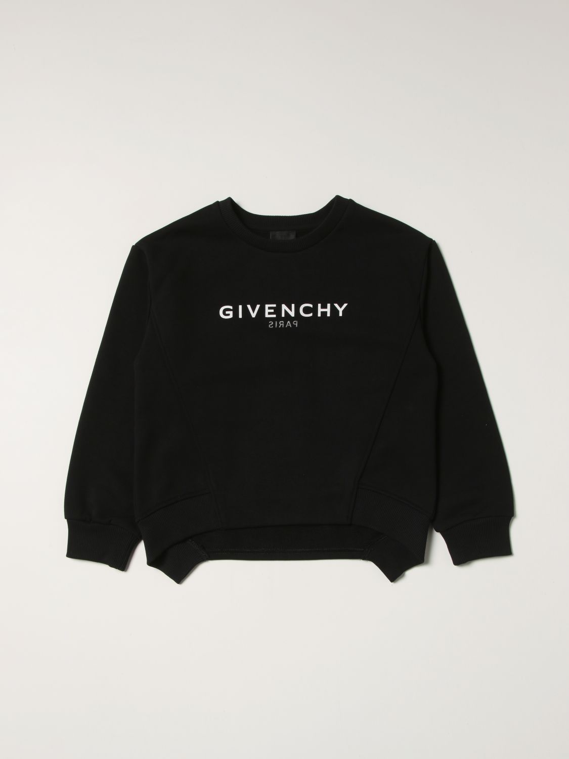 GIVENCHY: t-shirt with logo - Black | Givenchy sweater H15239 online on  