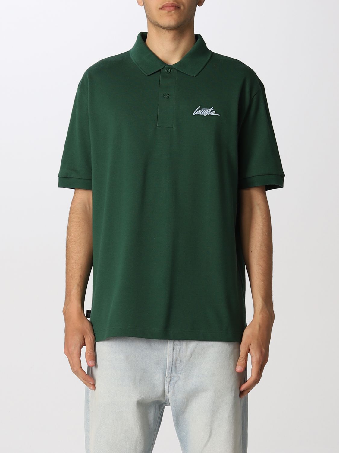 Polo shirt Lacoste L!Ve: Lacoste L!Ve polo shirt for men green 1