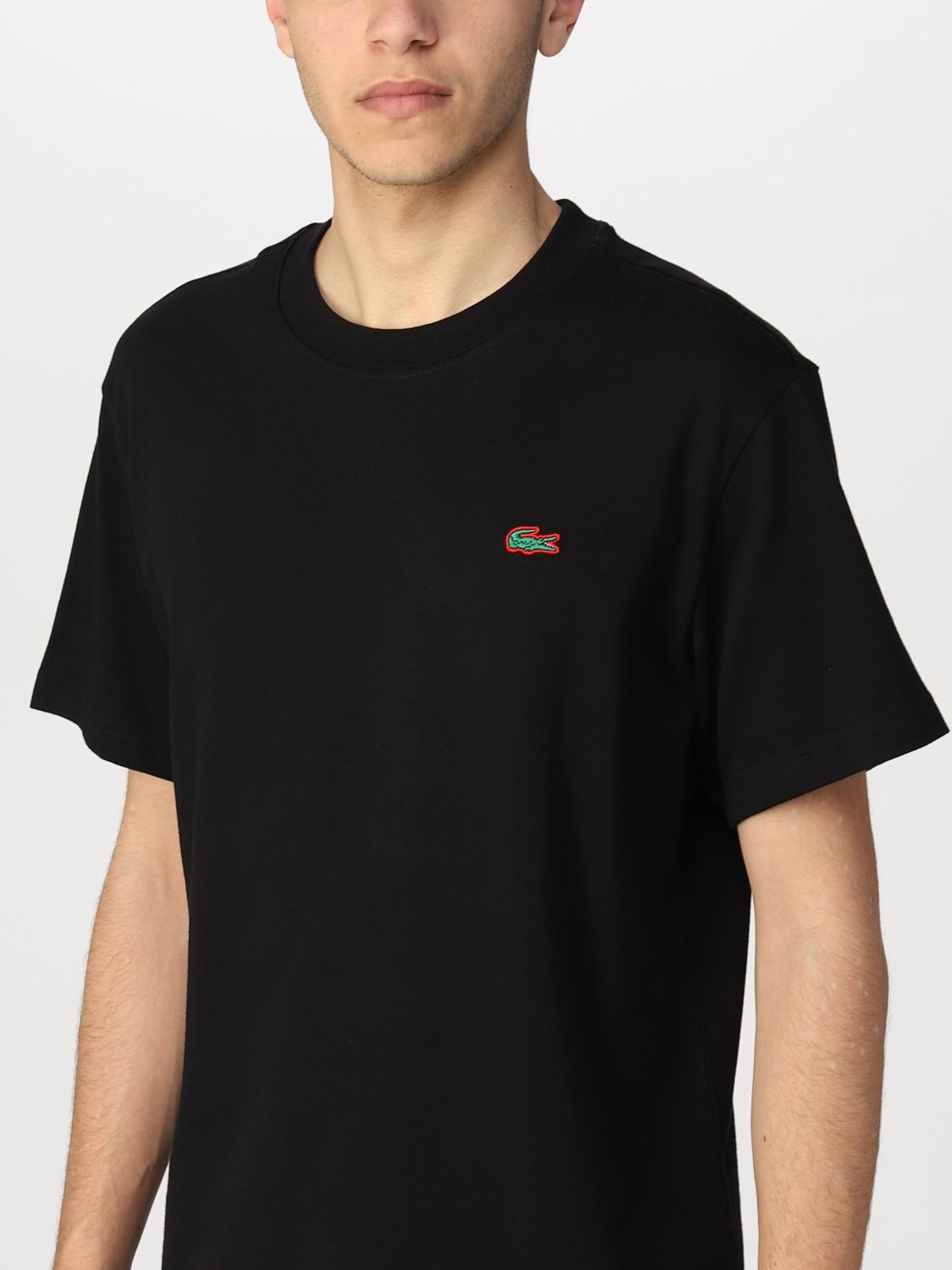 T-shirt Lacoste L!Ve: Lacoste L! Ve t-shirt in cotton with logo black 3