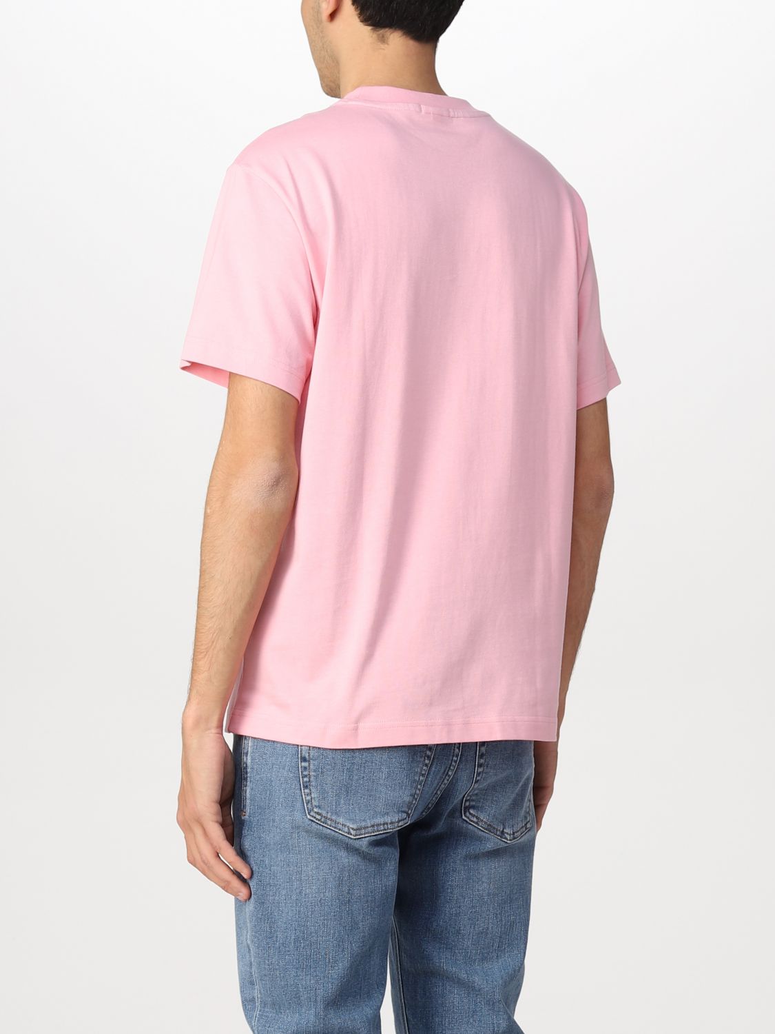 티셔츠 라코스테 L!VE: 티셔츠 남성 Lacoste L!ve 핑크 2