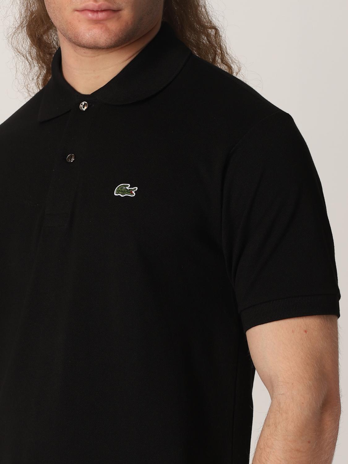 black lacoste tee