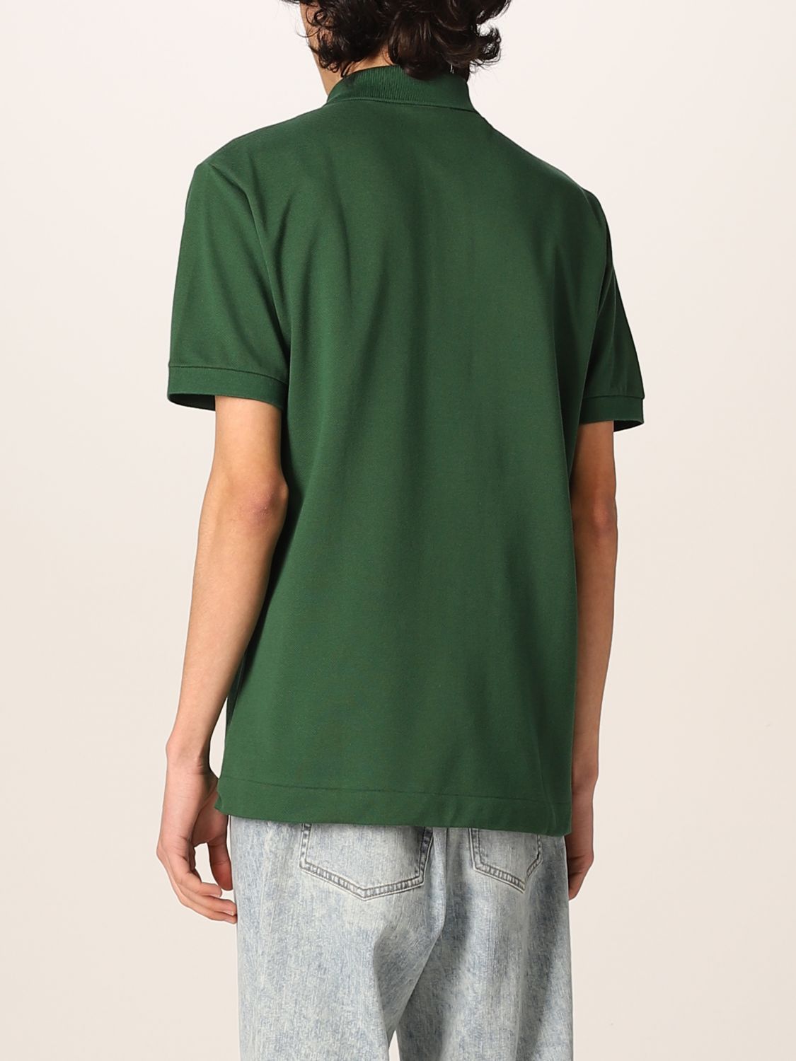 green lacoste golf shirt