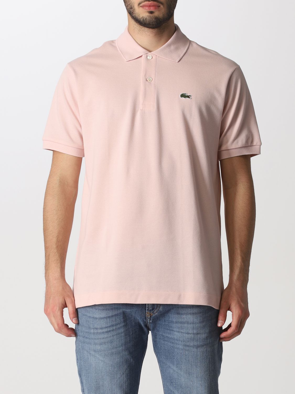 deze Shilling Springplank LACOSTE: basic polo shirt with logo - Quartz | Lacoste polo shirt L1212  online on GIGLIO.COM
