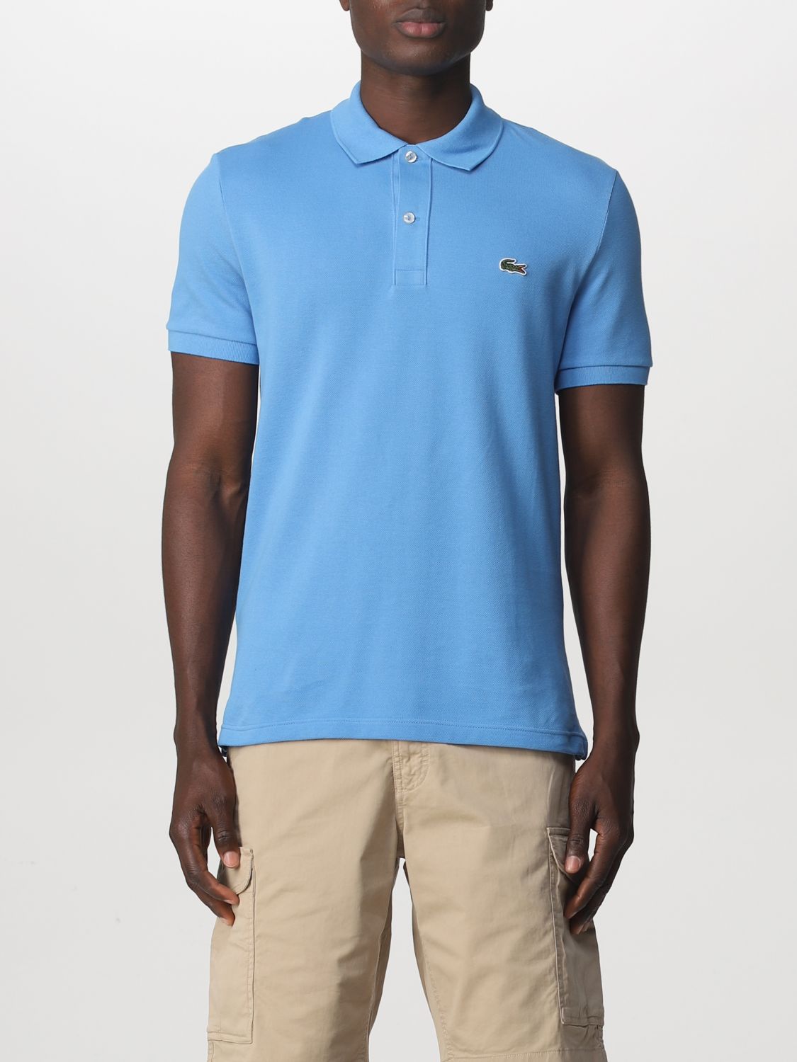 Lacoste Basic Polo Shirt With Logo In Avion
