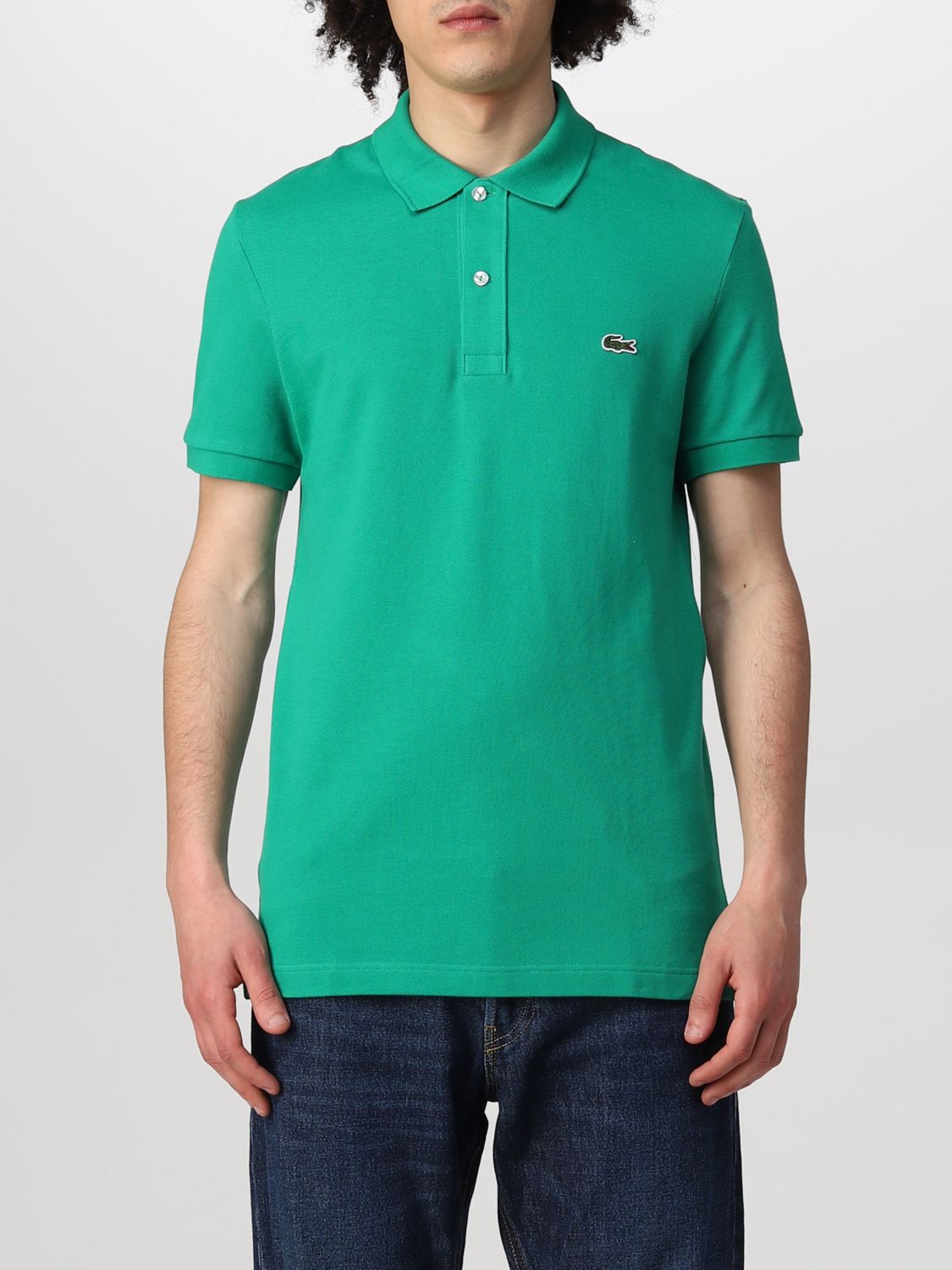 Lacoste Basic Polo Shirt With Logo In Mint