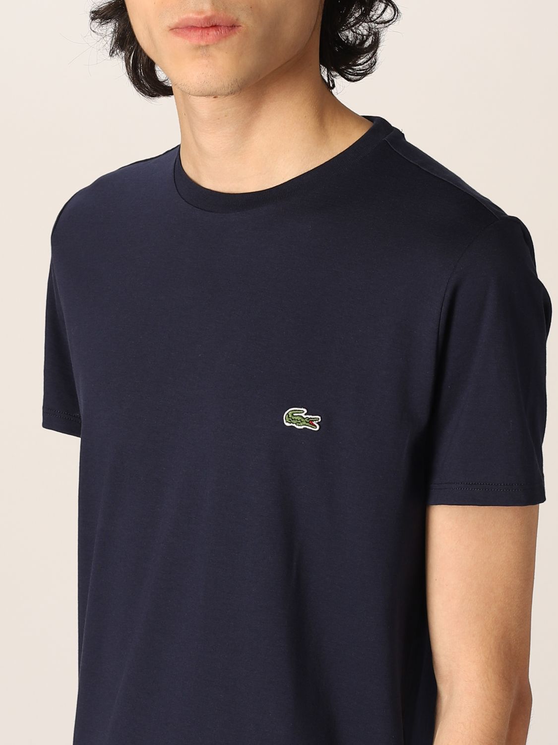Lacosteアウトレット Tシャツ メンズ ブルー Giglio Comオンラインのlacoste Tシャツ Th6709