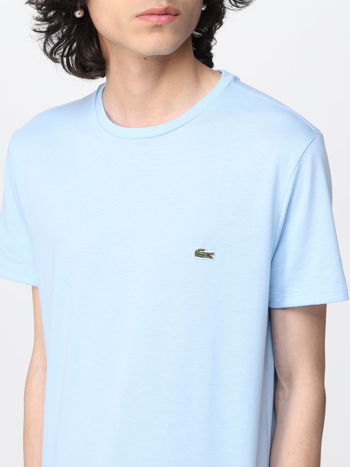 Lacosteアウトレット Tシャツ メンズ スカイブルー Giglio Comオンラインのlacoste Tシャツ Th6709