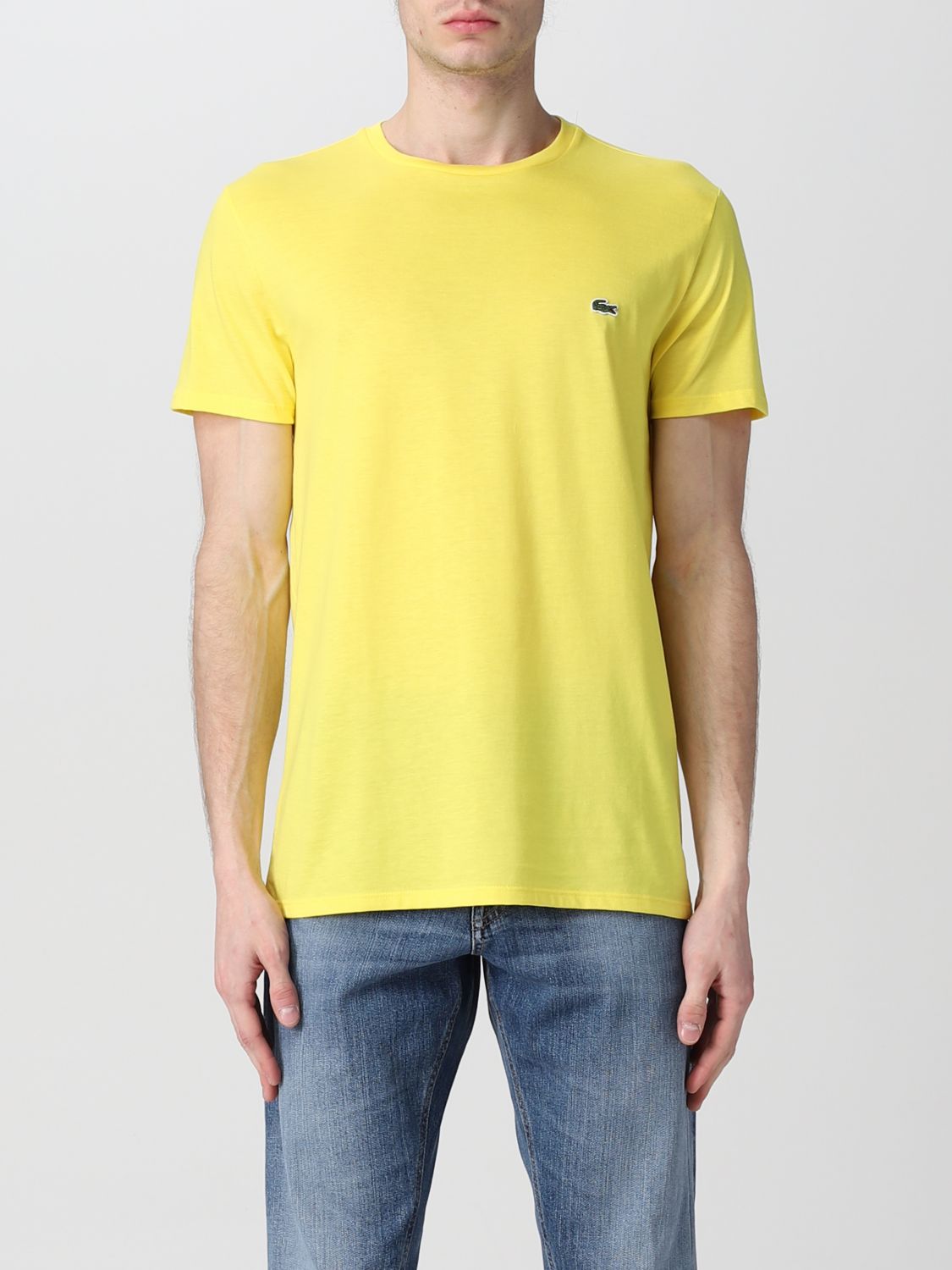 Lacoste T-shirt Men In Lemon | ModeSens
