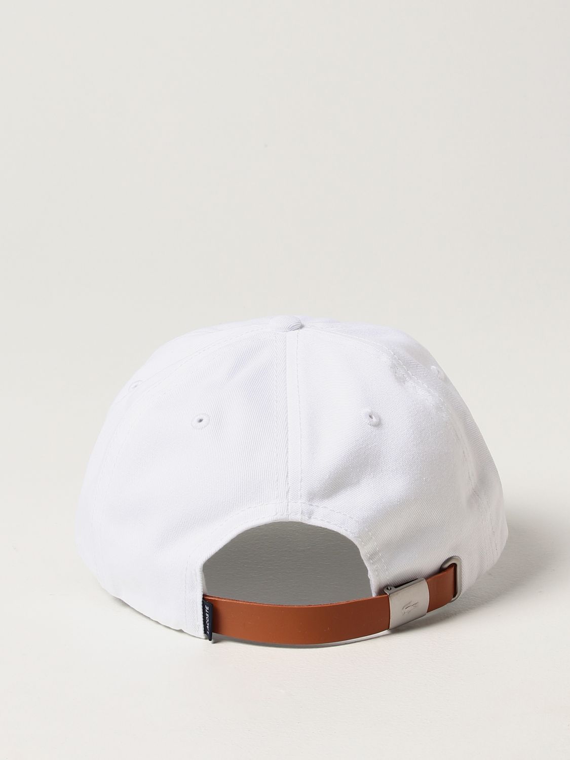 Hat Lacoste: Lacoste baseball cap white 3