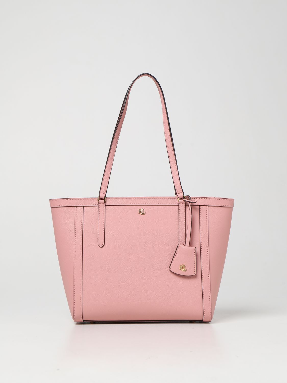 LAUREN RALPH LAUREN: bag in saffiano leather - Pink | Lauren Ralph Lauren  tote bags 431842431 online on 