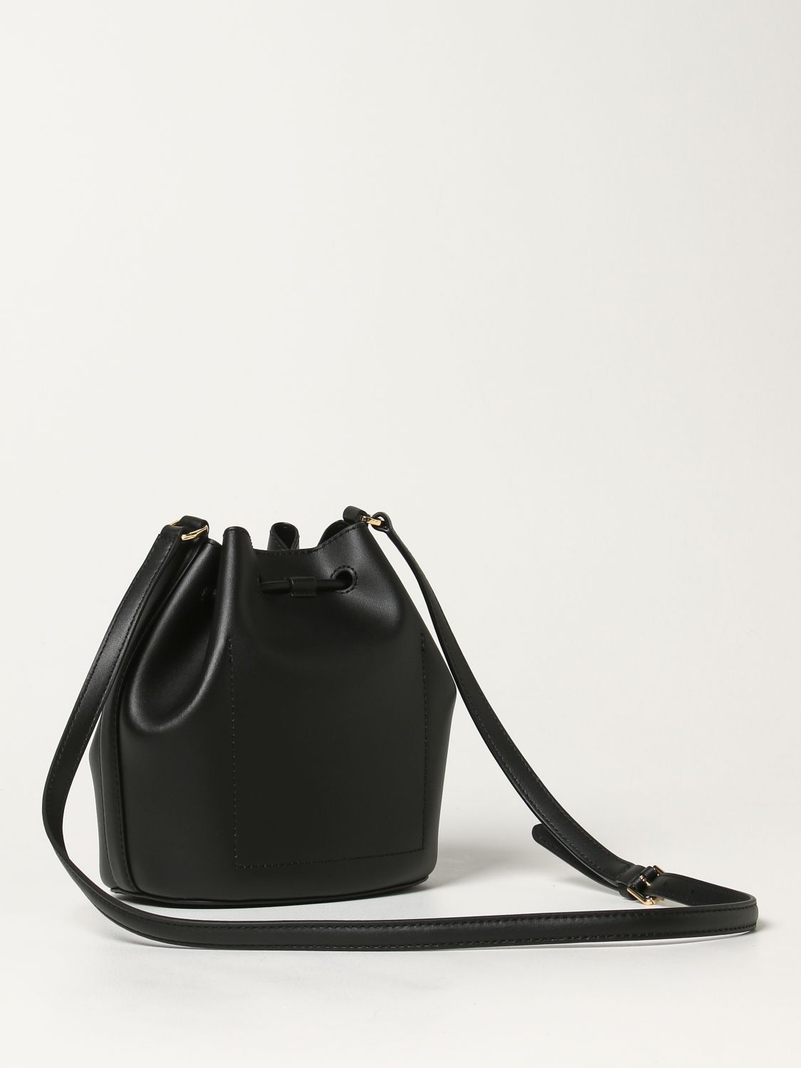 LAUREN RALPH LAUREN: bucket bag in leather - Black  Lauren Ralph Lauren  crossbody bags 431837534 online at