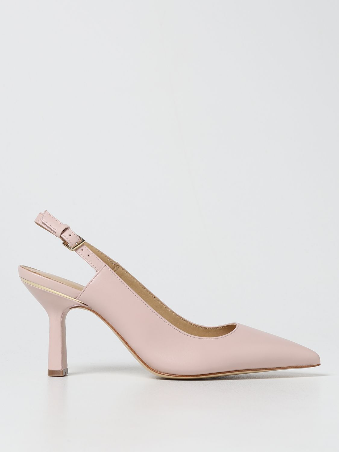 MICHAEL KORS: Cleo Michael slingbacks in smooth leather - Pink | Michael  Kors pumps 40T1CLMG1L online on 