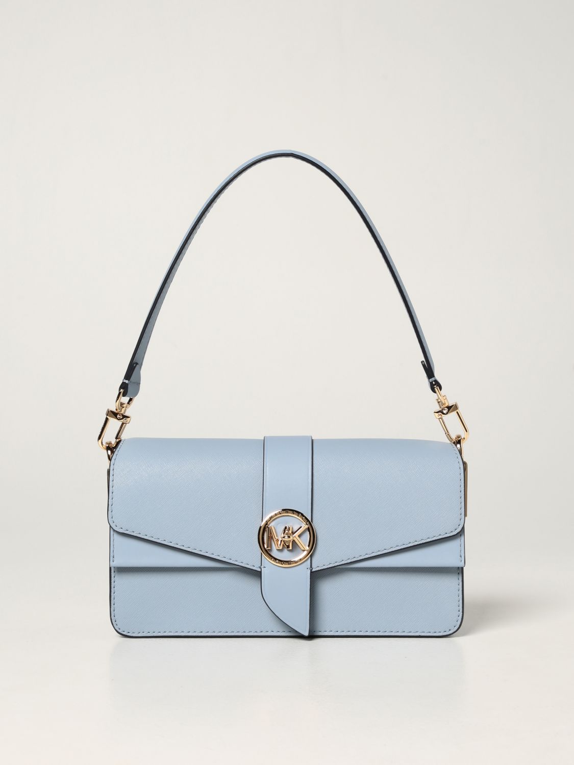 MICHAEL KORS: Greenwich Michael bag in saffiano leather - Gnawed