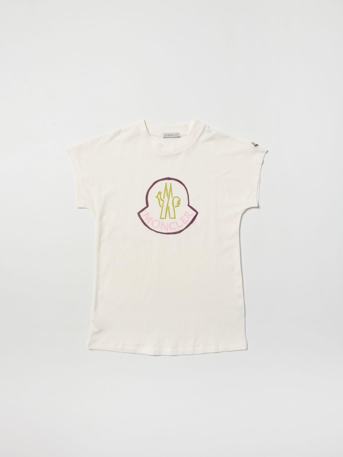 T恤 Moncler: T恤 儿童 Moncler 白色 1