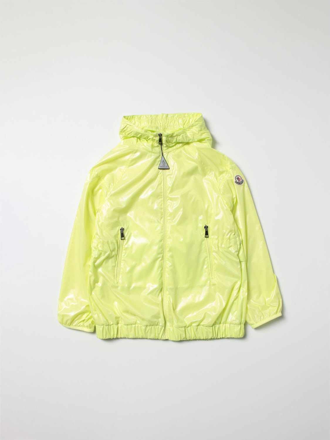 Jacket Moncler: Moncler Tupeti jacket with logo lime 1