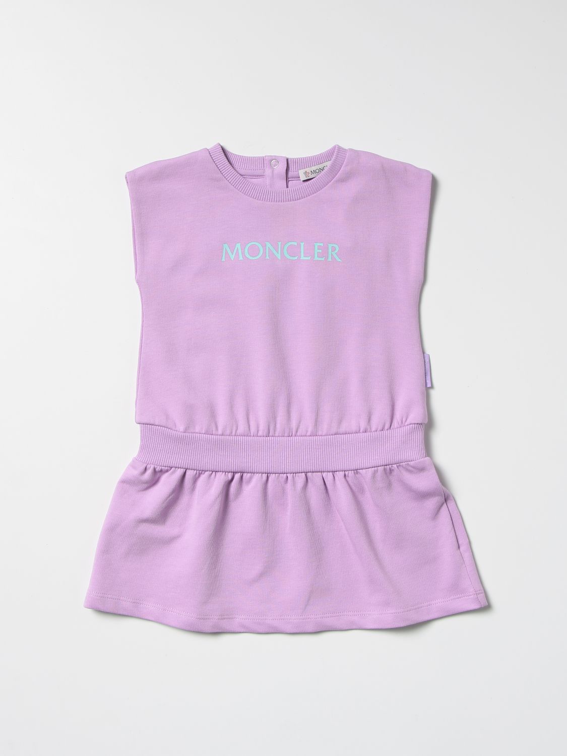 Romper Moncler: Moncler cotton dress with logo lilac 1