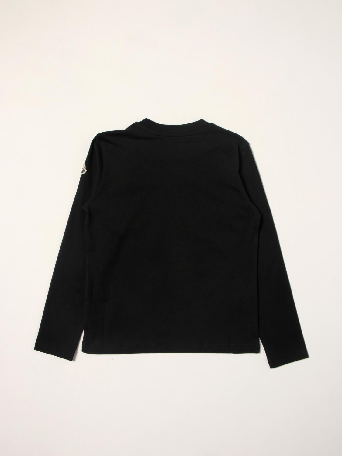 plain black moncler t shirt