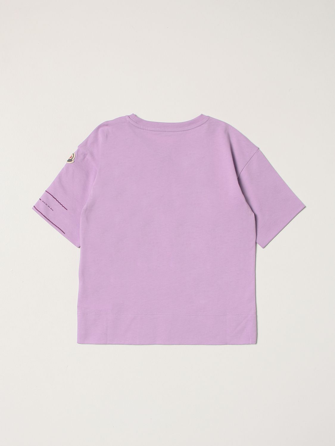 T恤 Moncler: T恤 儿童 Moncler 淡紫色 2