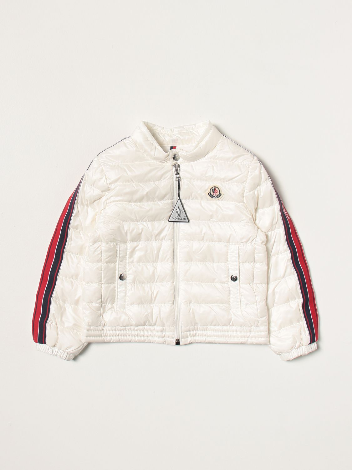 Jacket Moncler: Moncler Anderm jacket with striped bands white 1
