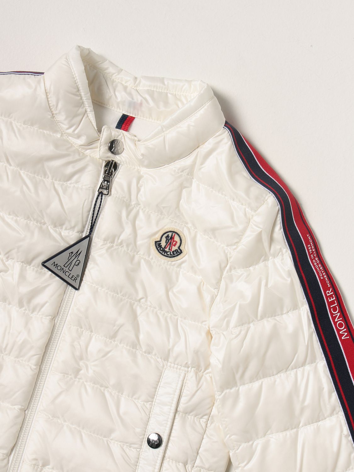 Jacket Moncler: Moncler Anderm jacket with striped bands white 3