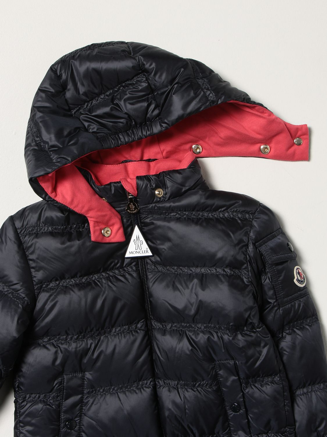 Jacket Moncler: Moncler Childe padded and quilted nylon jacket blue 3