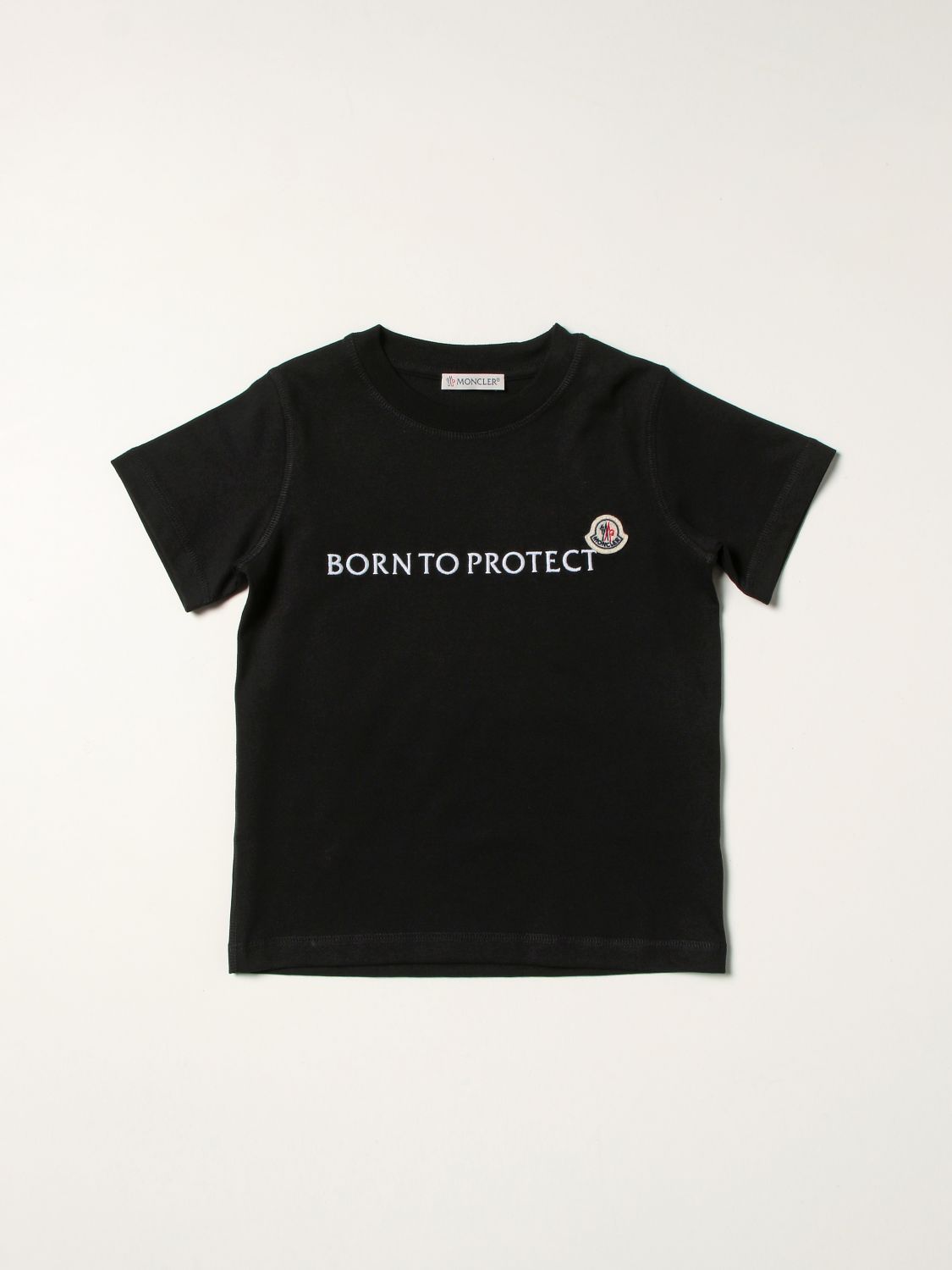 T恤 Moncler: T恤 儿童 Moncler 黑色 1