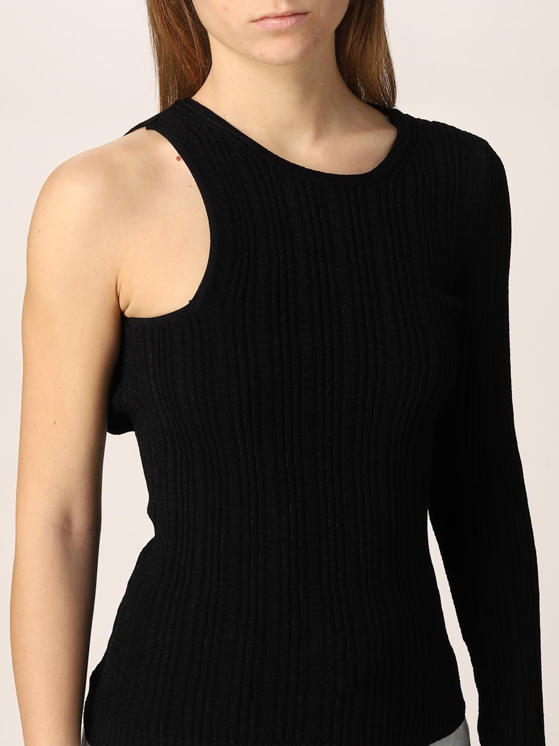 sleeveless black jumper womens