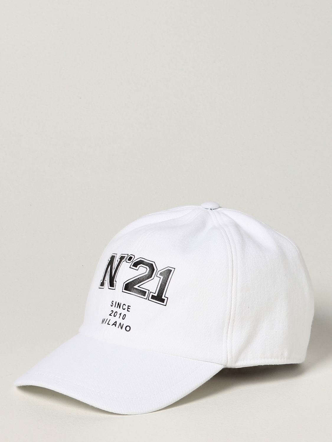 Hat N° 21: N ° 21 baseball cap with logo white 1