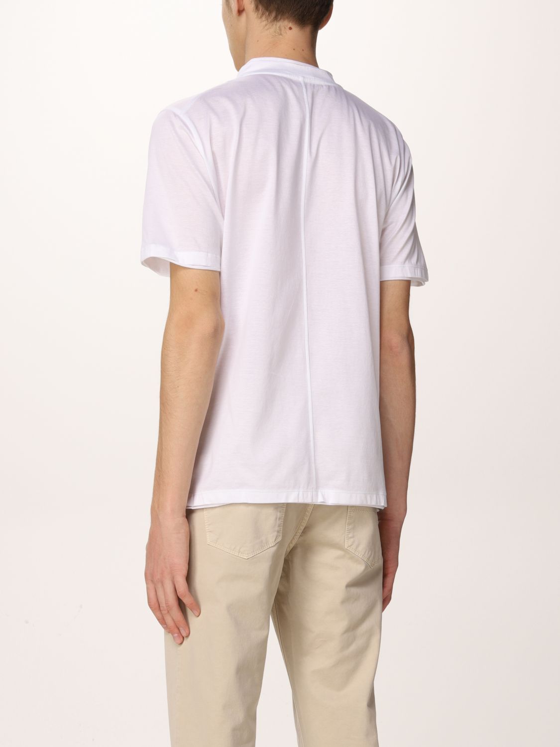 T-shirt Paolo Pecora: T-shirt Paolo Pecora homme blanc 2