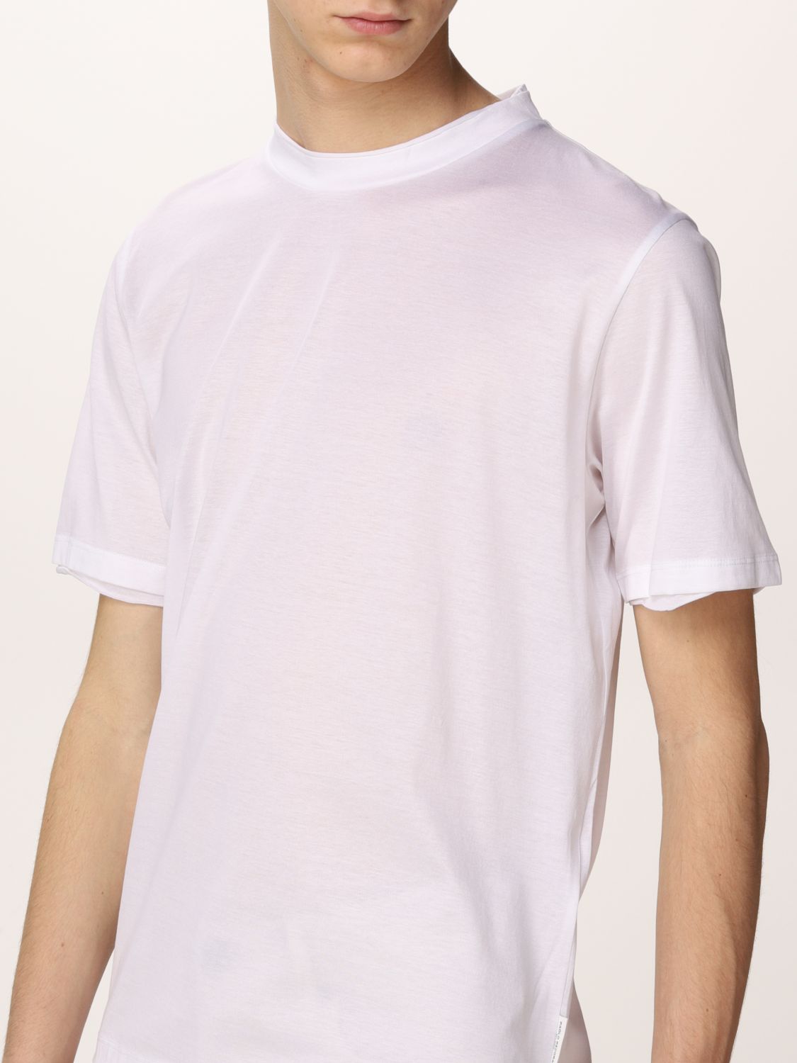 Camiseta Paolo Pecora: Camiseta Paolo Pecora para hombre blanco 3
