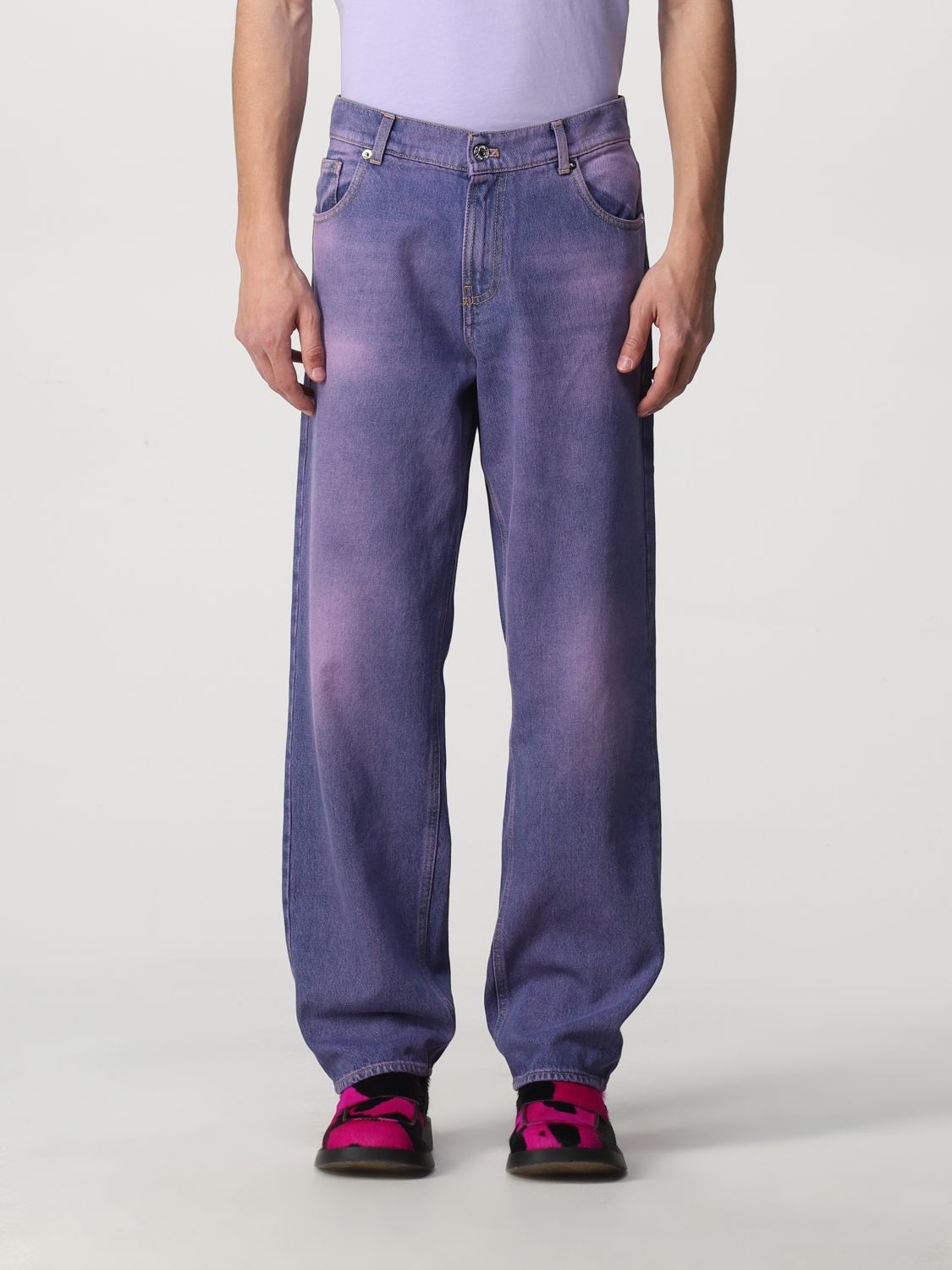 牛仔裤 Paura: 牛仔裤 男士 Paura 紫色 1