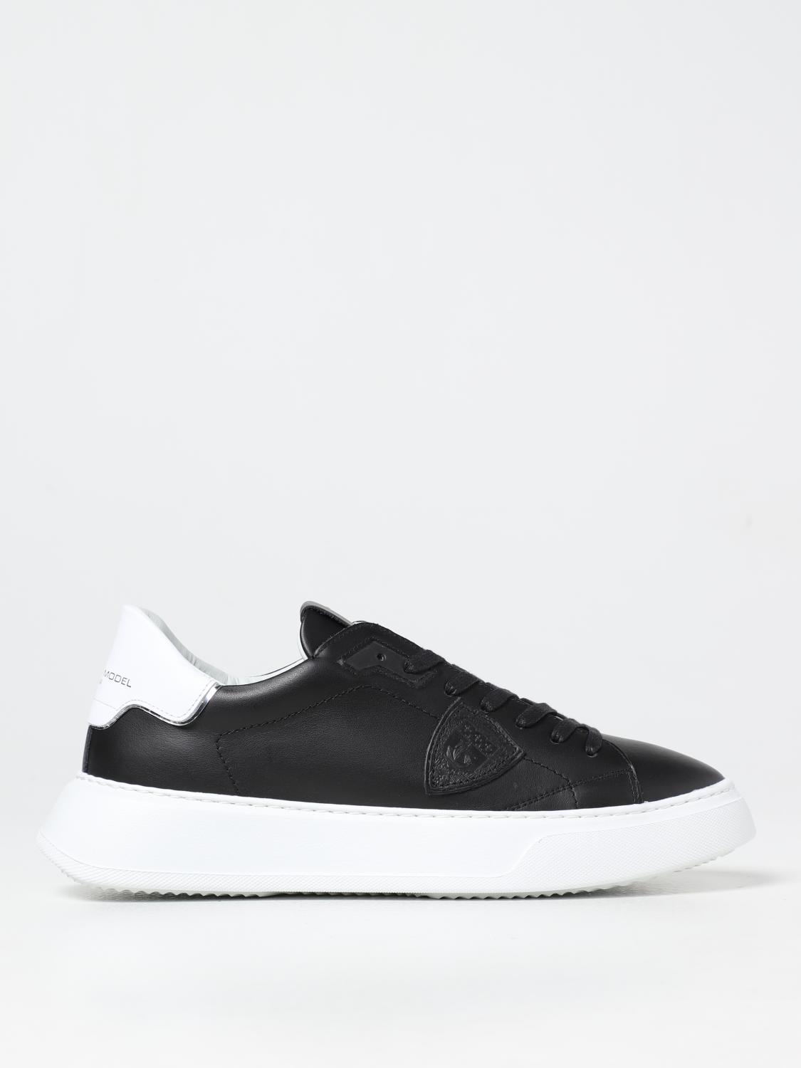 Philippe Model Temple Low Man Sneakers In Black