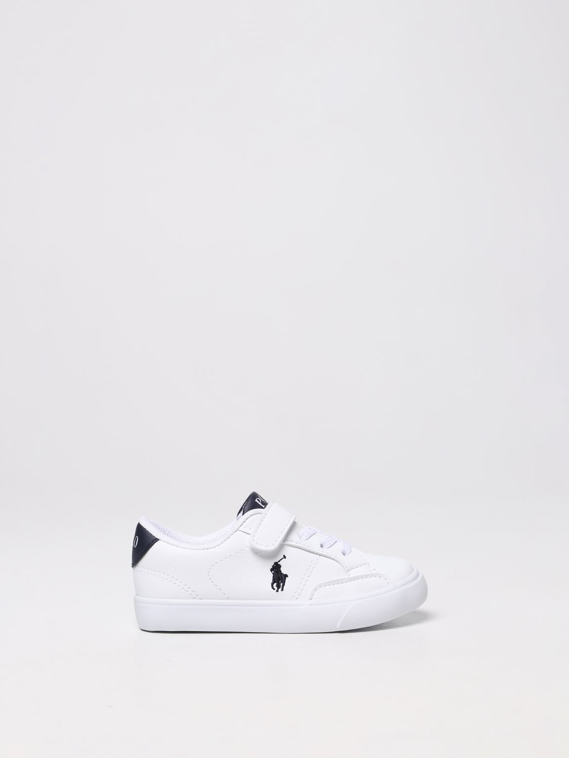 Scarpe Polo Ralph Lauren: Sneakers Theron Polo Ralph Lauren in pelle sintetica bianco 1