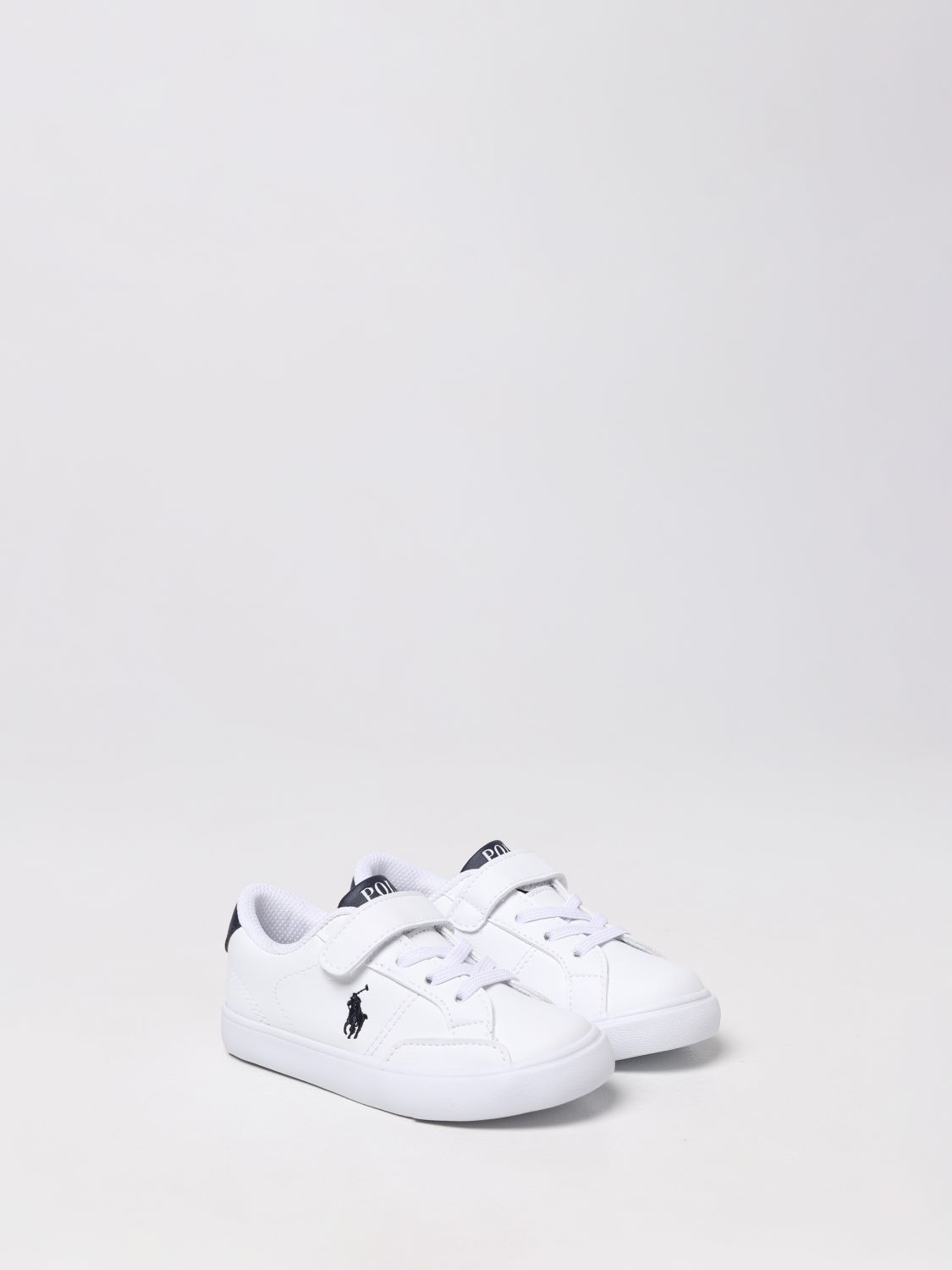 Scarpe Polo Ralph Lauren: Sneakers Theron Polo Ralph Lauren in pelle sintetica bianco 2