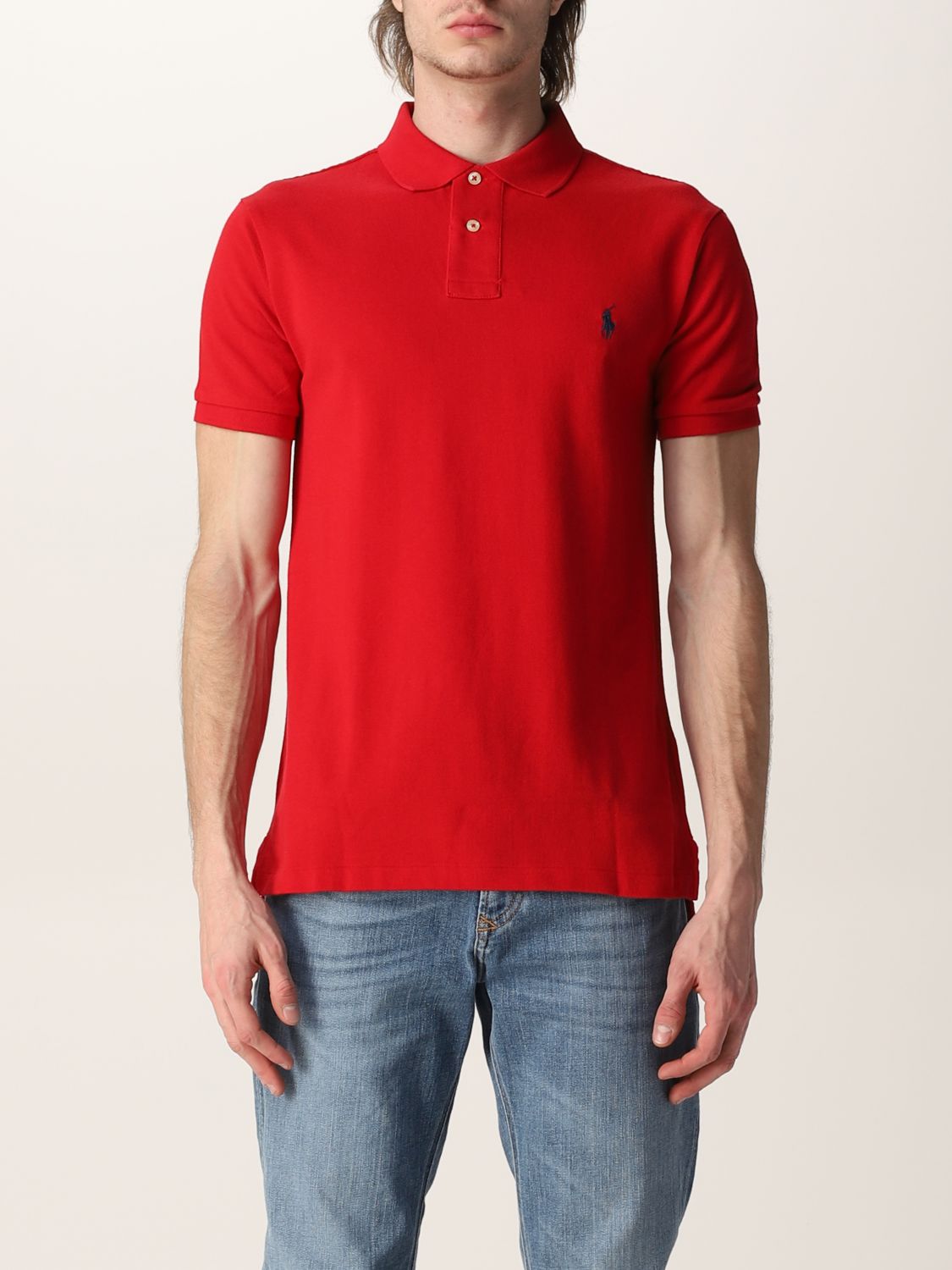 Polo shirt Polo Ralph Lauren: Polo Ralph Lauren cotton polo shirt with logo red 1