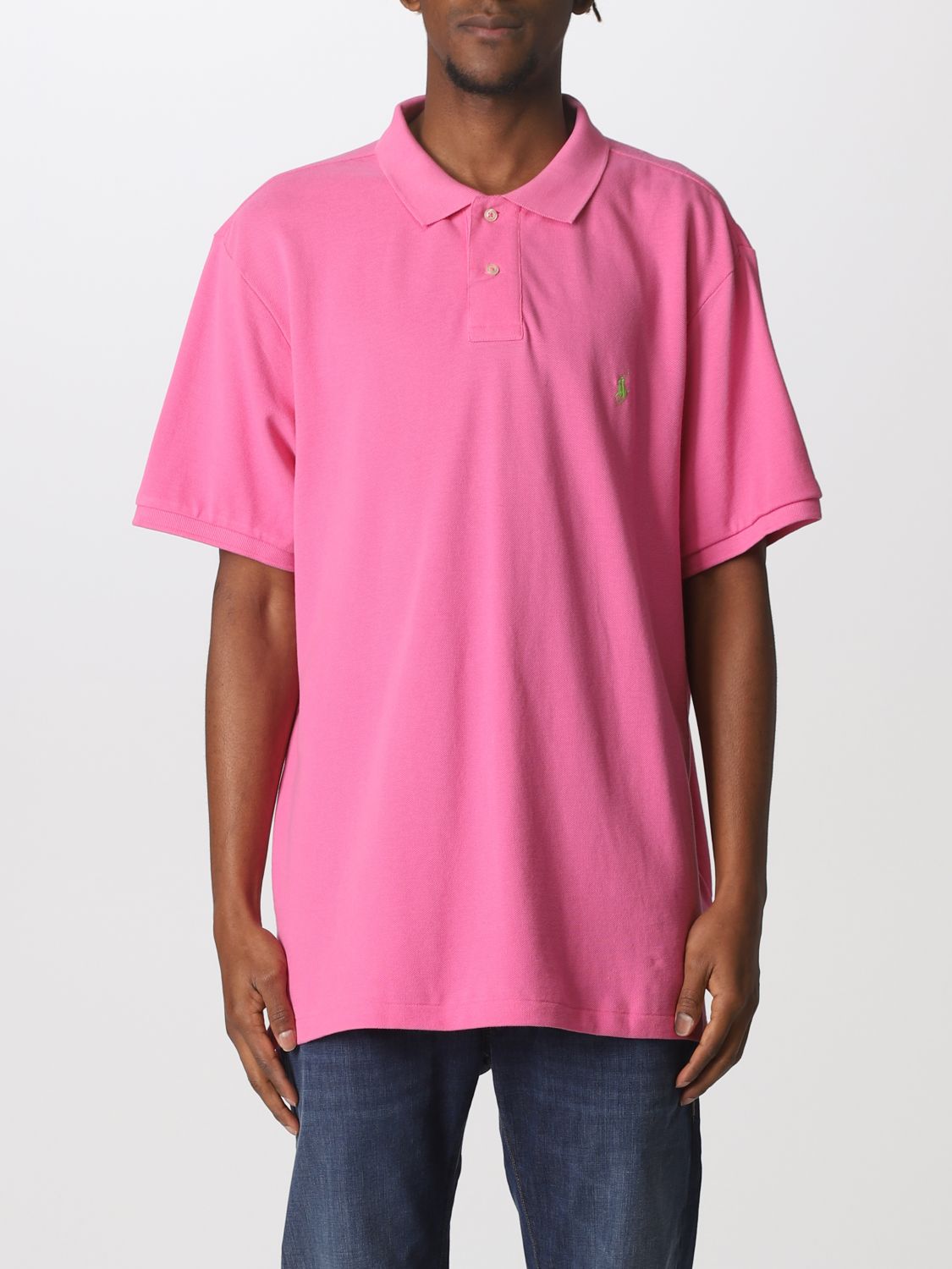 Polo Polo Ralph Lauren: Polo Polo Ralph Lauren in cotone con logo rosa 1