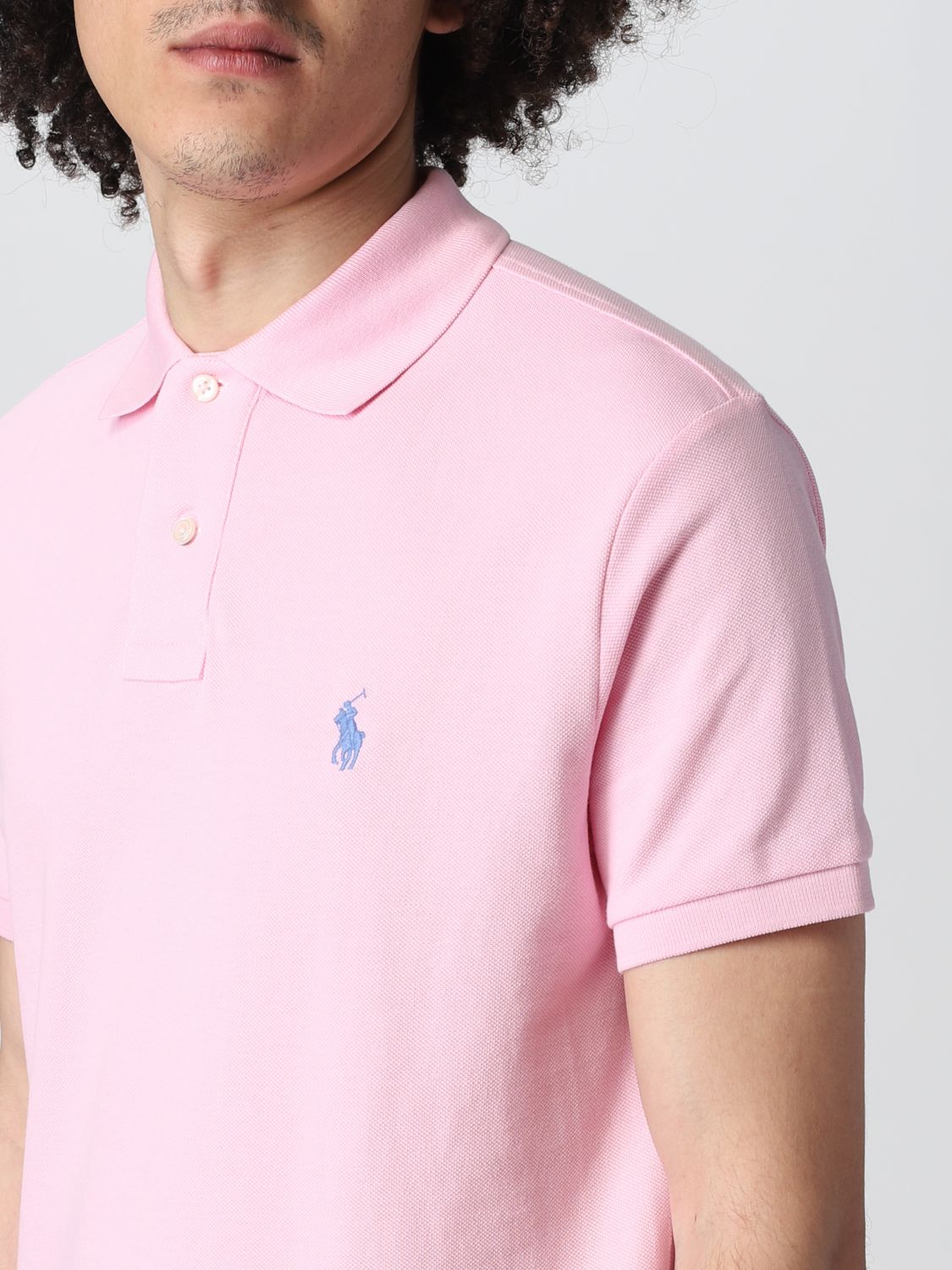 Polo en coton avec logo GG GIGLIO.COM Vêtements Tops & T-shirts T-shirts Polos 
