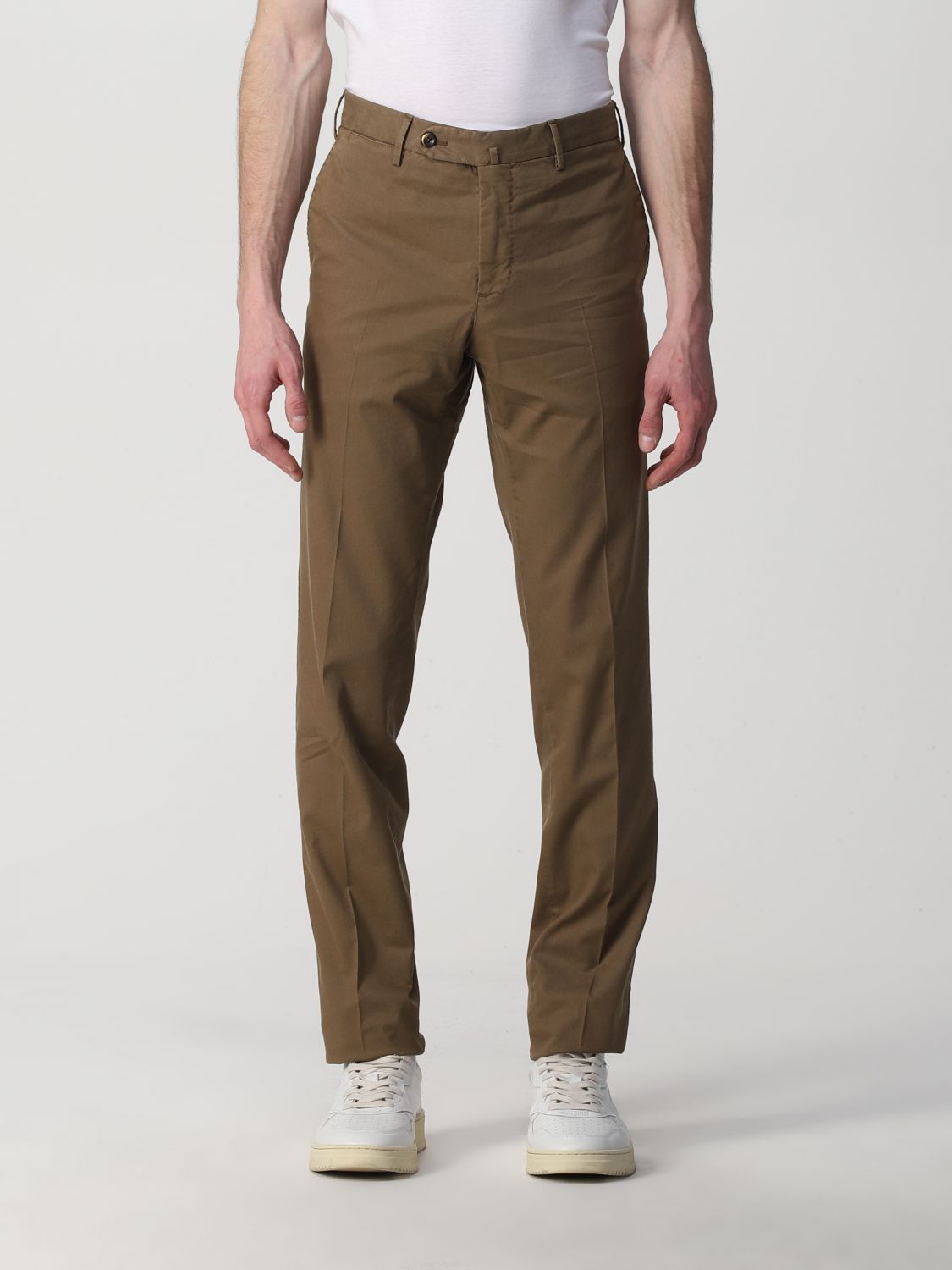 Pt Trousers Men In Leather | ModeSens