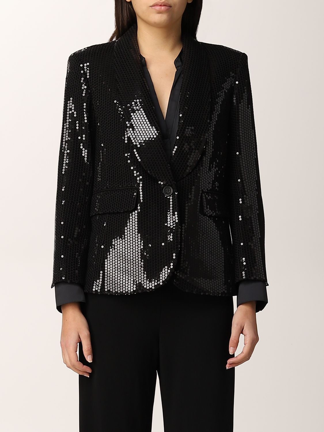 Zadig & Voltaire Sequin Blazer In Black | ModeSens