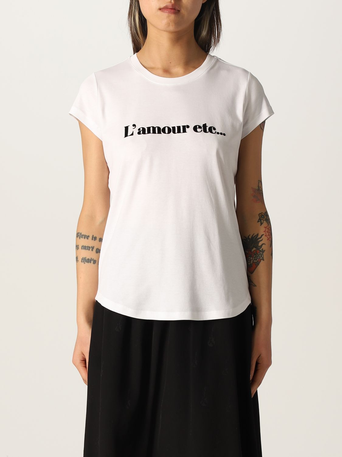 ZADIG & VOLTAIRE: T-shirt with print - White | Zadig & Voltaire t-shirt ...