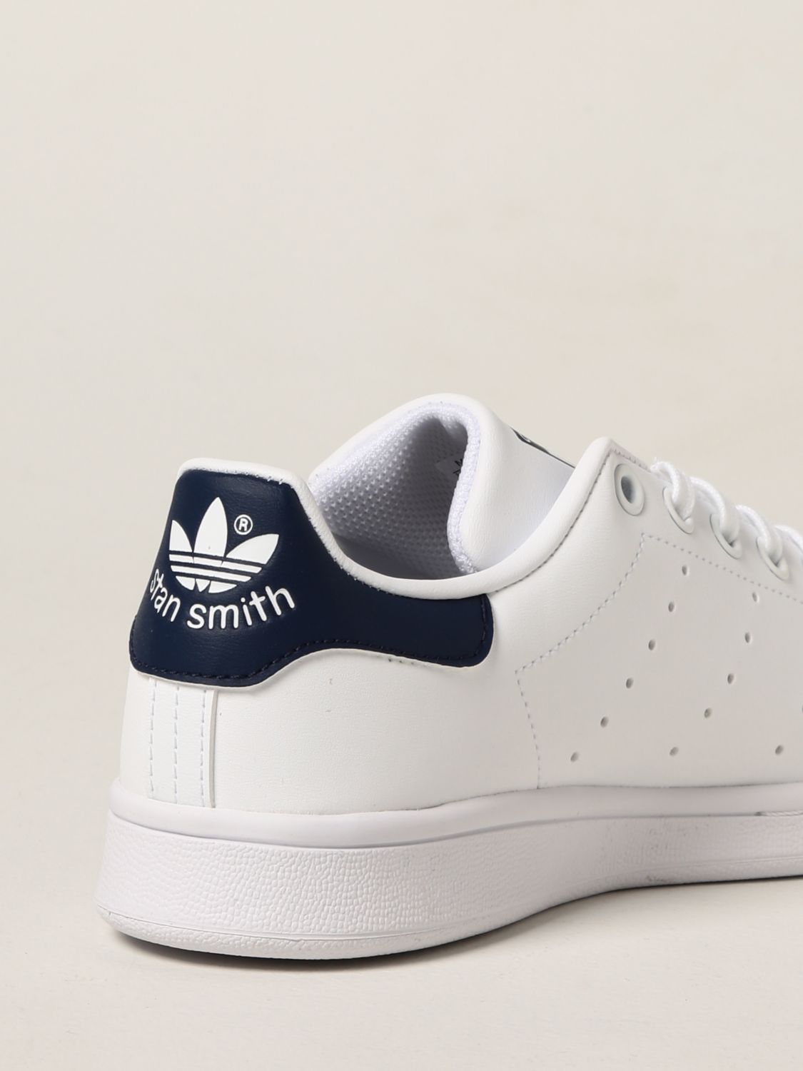 Scarpe Adidas Originals: Sneakers Stan Smith J Adidas Originals in pelle sintetica bianco 3