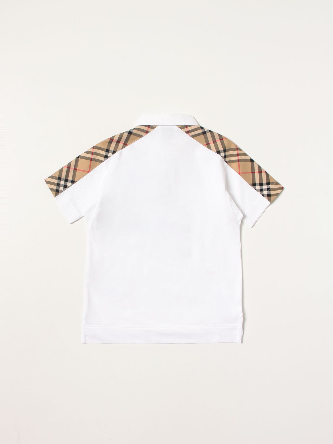 Polo Burberry: Camiseta niños Burberry blanco 2