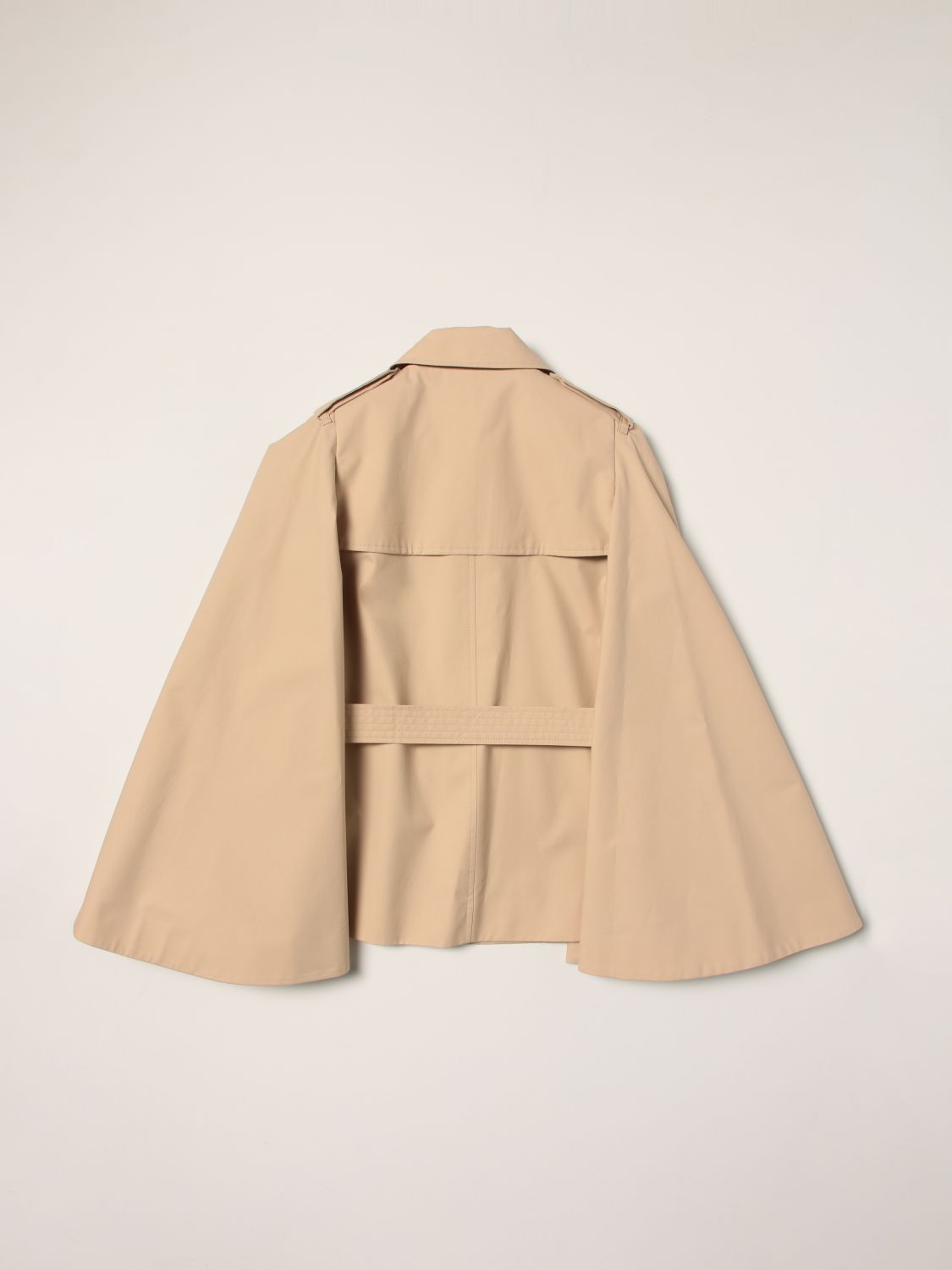 Jacket Burberry: Burberry cotton trench coat with flared sleeves beige 2