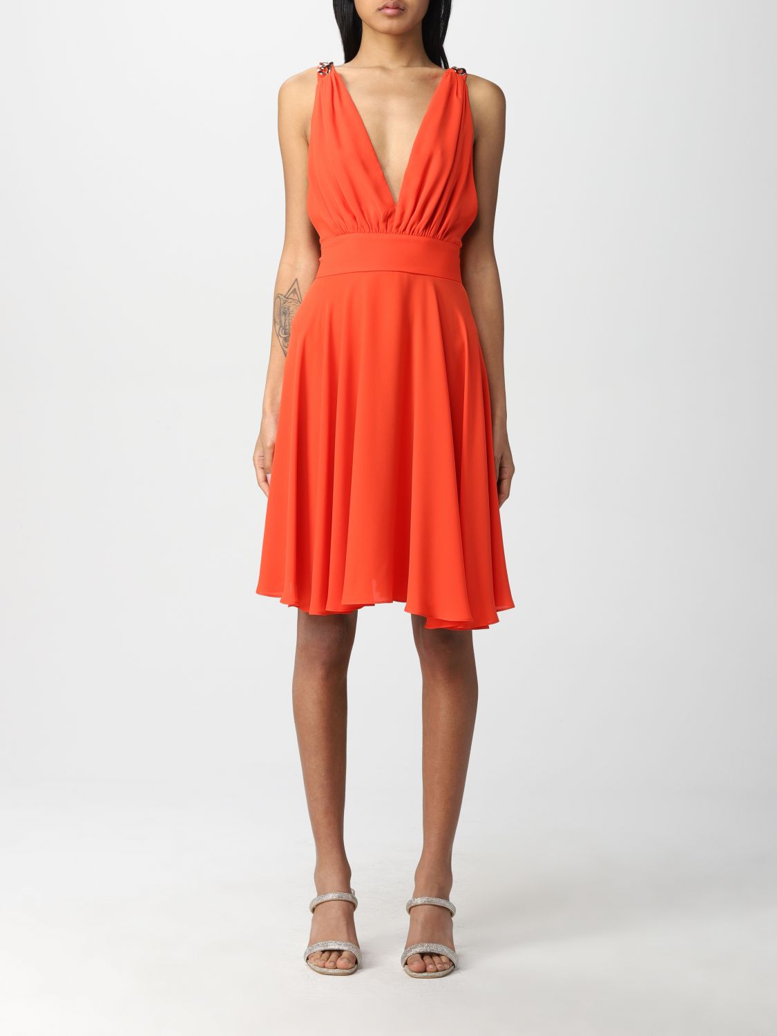 Dress Hanita: Dress women Hanita orange 1