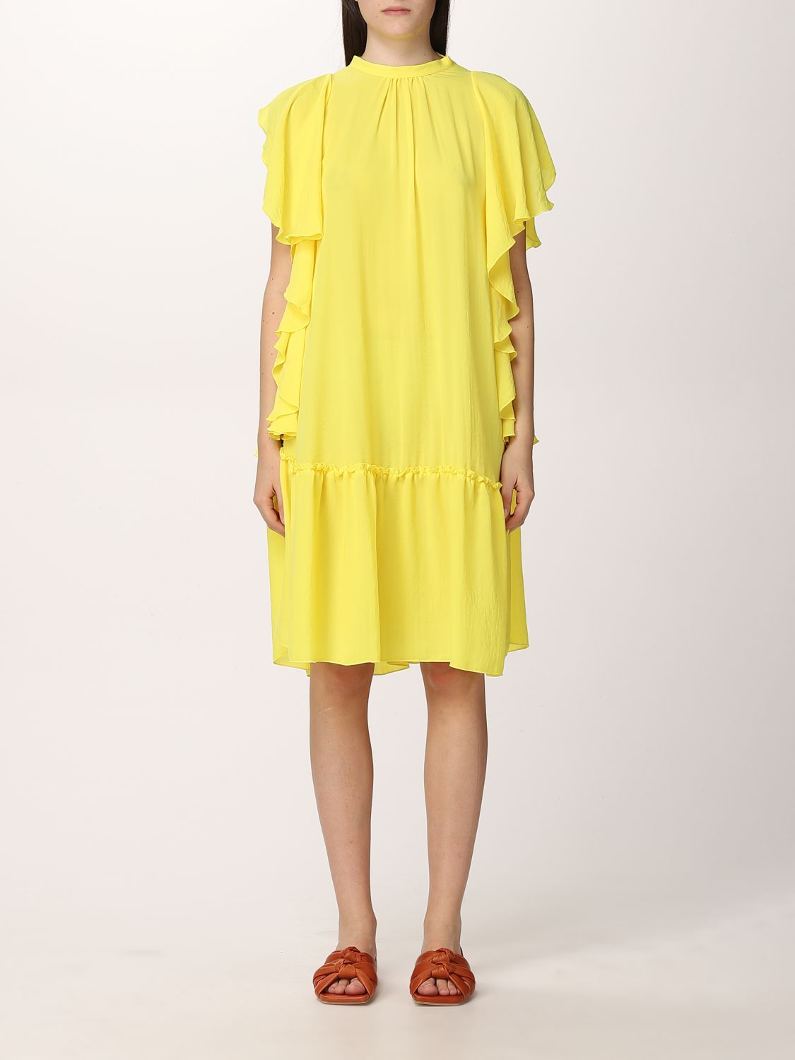 Dress Hanita: Dress women Hanita yellow 1