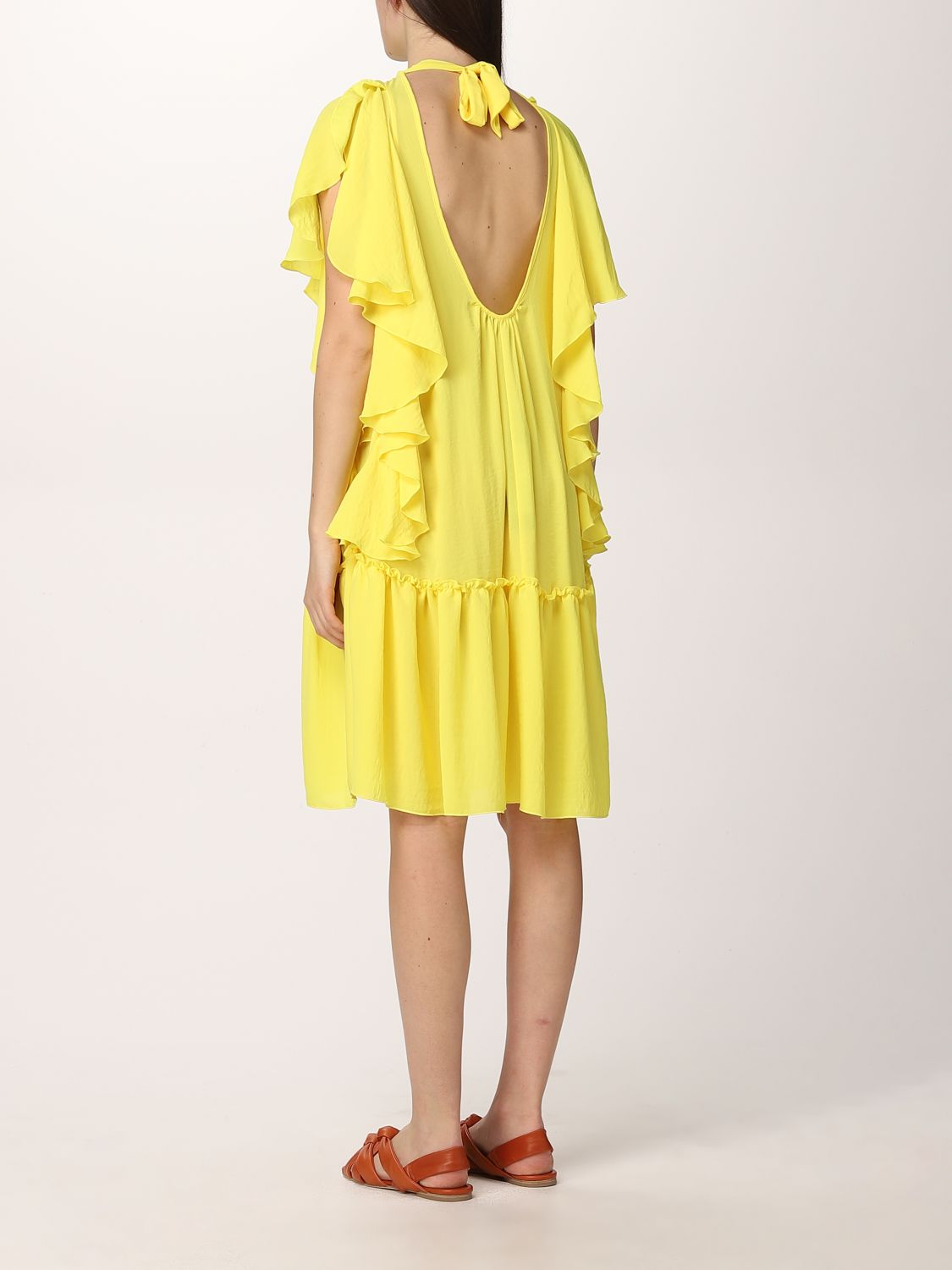 Dress Hanita: Dress women Hanita yellow 2