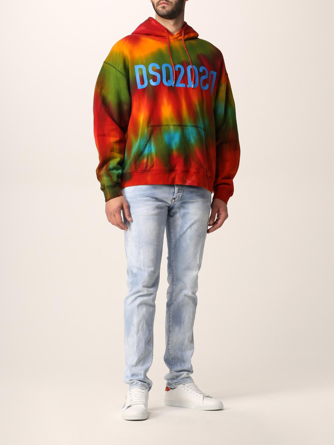 Dsquared2 Tie-Dye Denim Jeans