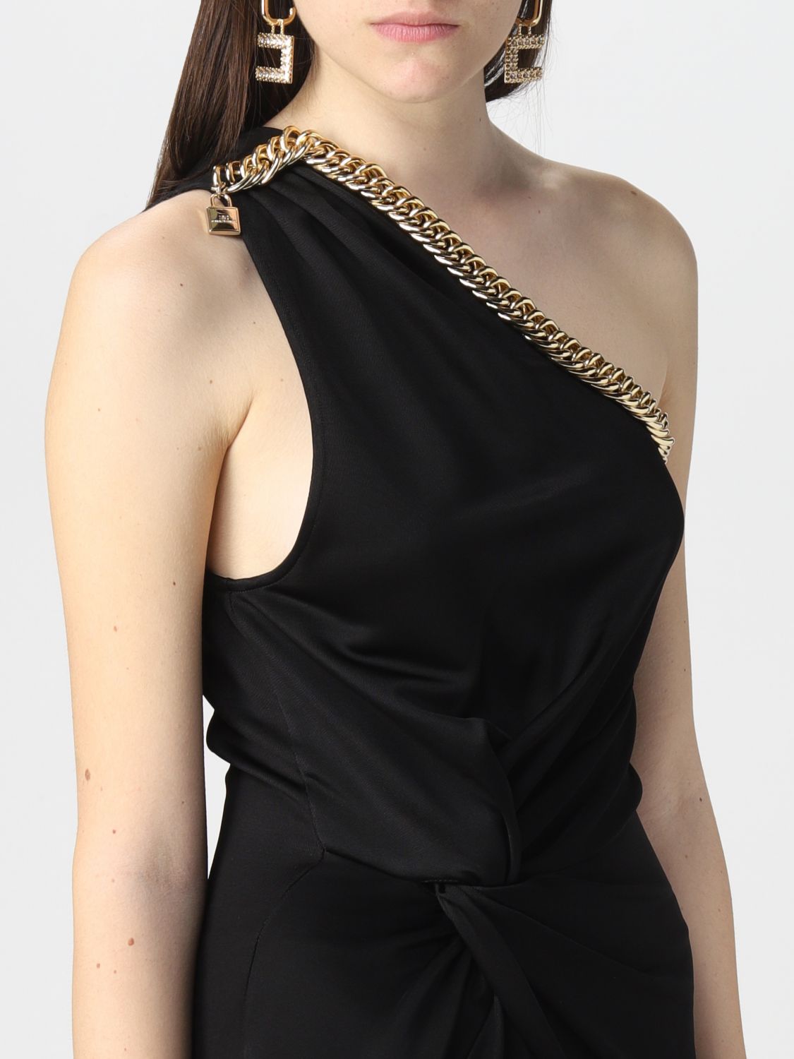 Dress Elisabetta Franchi: Elisabetta Franchi dress for woman black 3