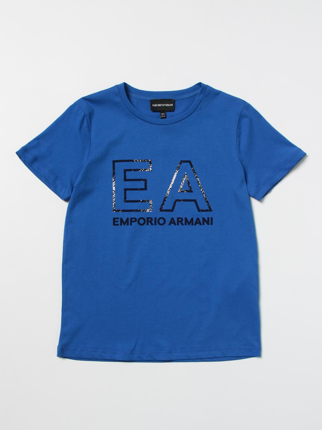 royal blue armani t shirt