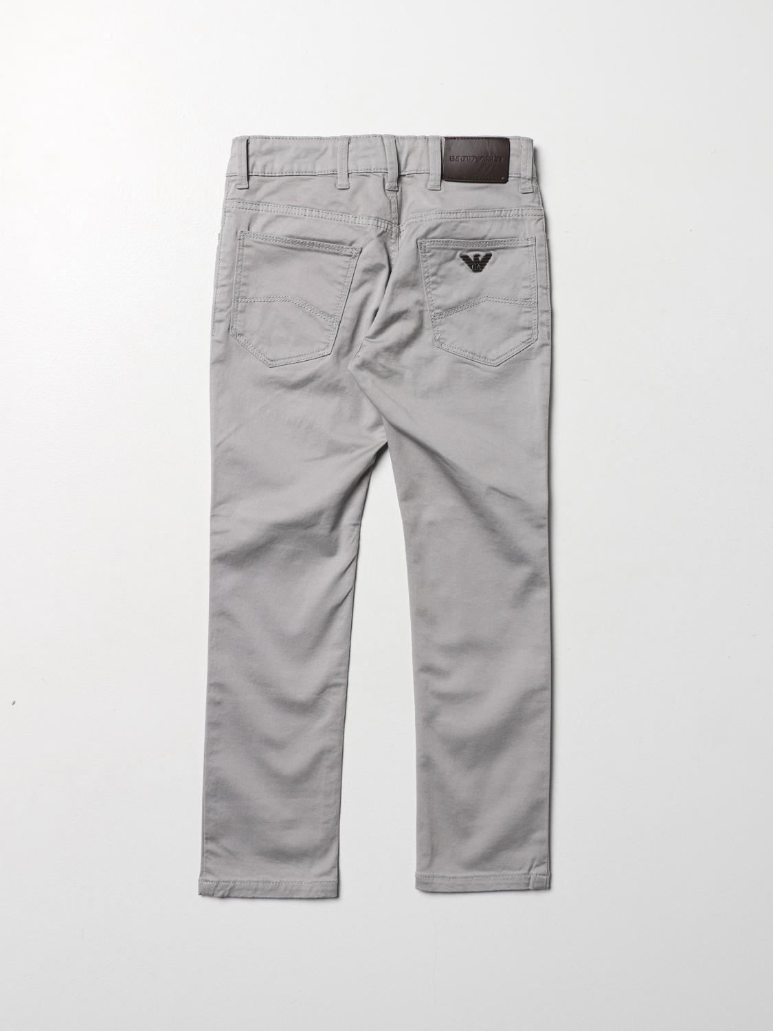 grey armani pants